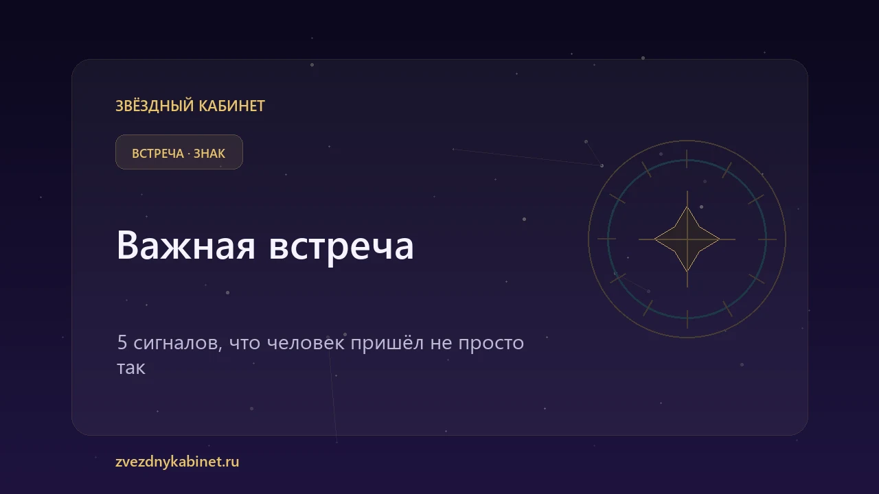 5 знаков, что человек не случайно появился в вашей жизни