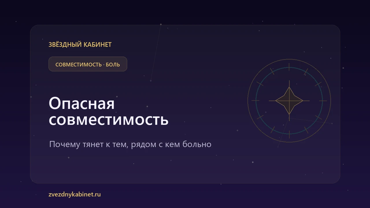 Почему вас тянет к человеку, с которым больно: 5 астрологических признаков опасной совместимости